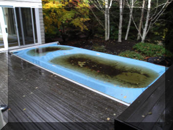 We have some cleaning to do...swim spa and hot tub